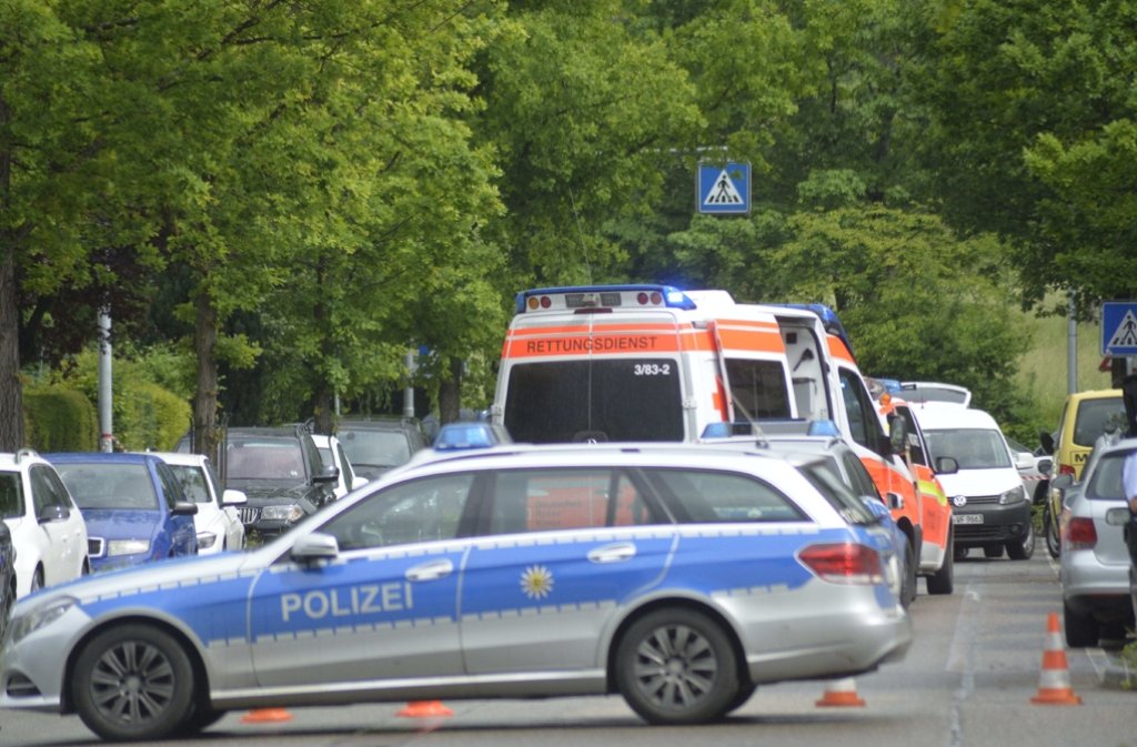 In Filderstadt-Bernhausen ist ein Mann von der Polizei erschossen worden.