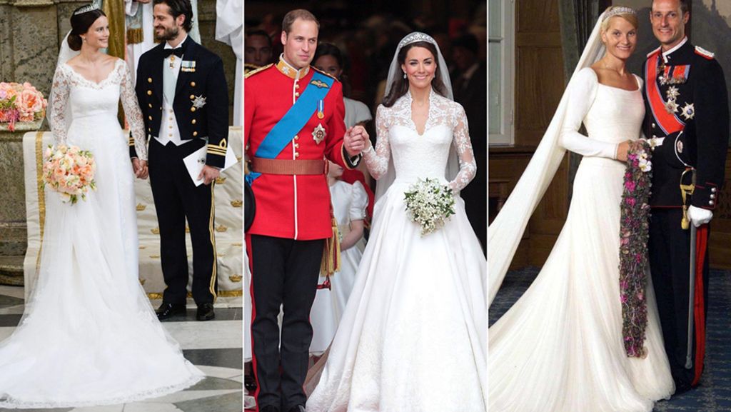 Das Brautkleid ist das größte Geheimnis jeder Hochzeit – insbesondere im Hochadel. Schon jetzt wird rege diskutiert, auf welchen Look Prinzessin Eugenie setzen wird. In unserer Bildergalerie lassen wir die Brautroben der Prinzessinnen noch einmal Revue passieren.