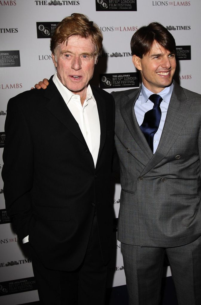 Robert Redford und Tom Cruise bei der Weltpremiere von „Von Löwen und Lämmern“