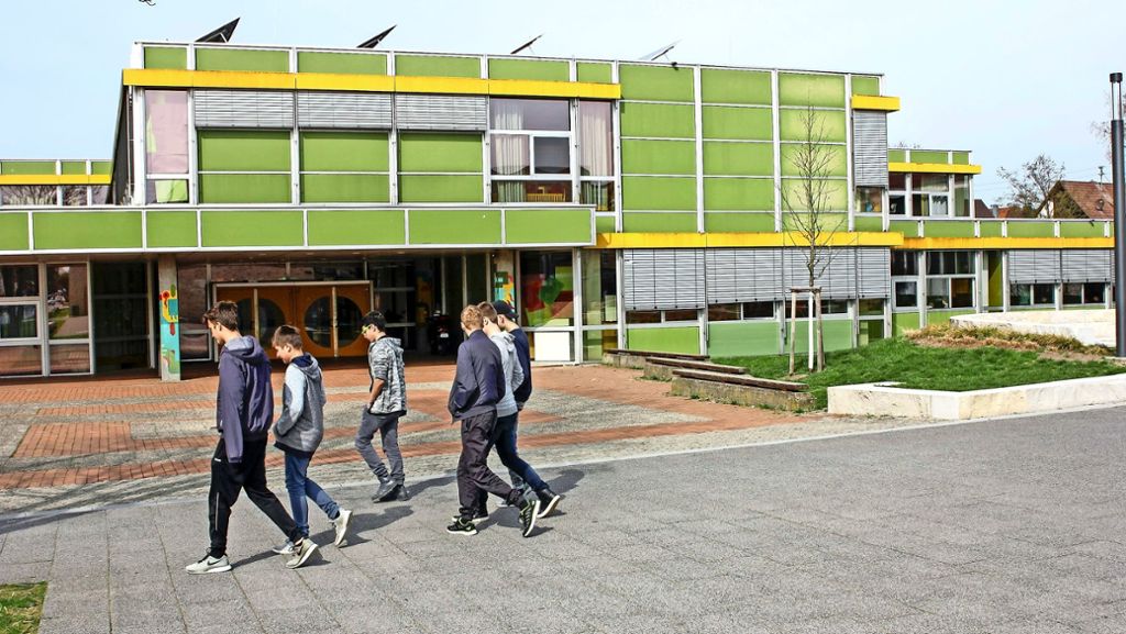 Sanierung in Renningen: Asbestplatten  in  der Realschule