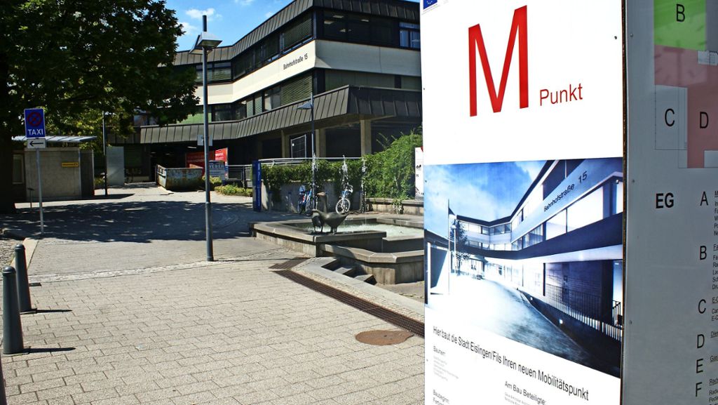 Mobilitätspunkt in Eislingen: Bahnhofsumbau kommt allmählich voran