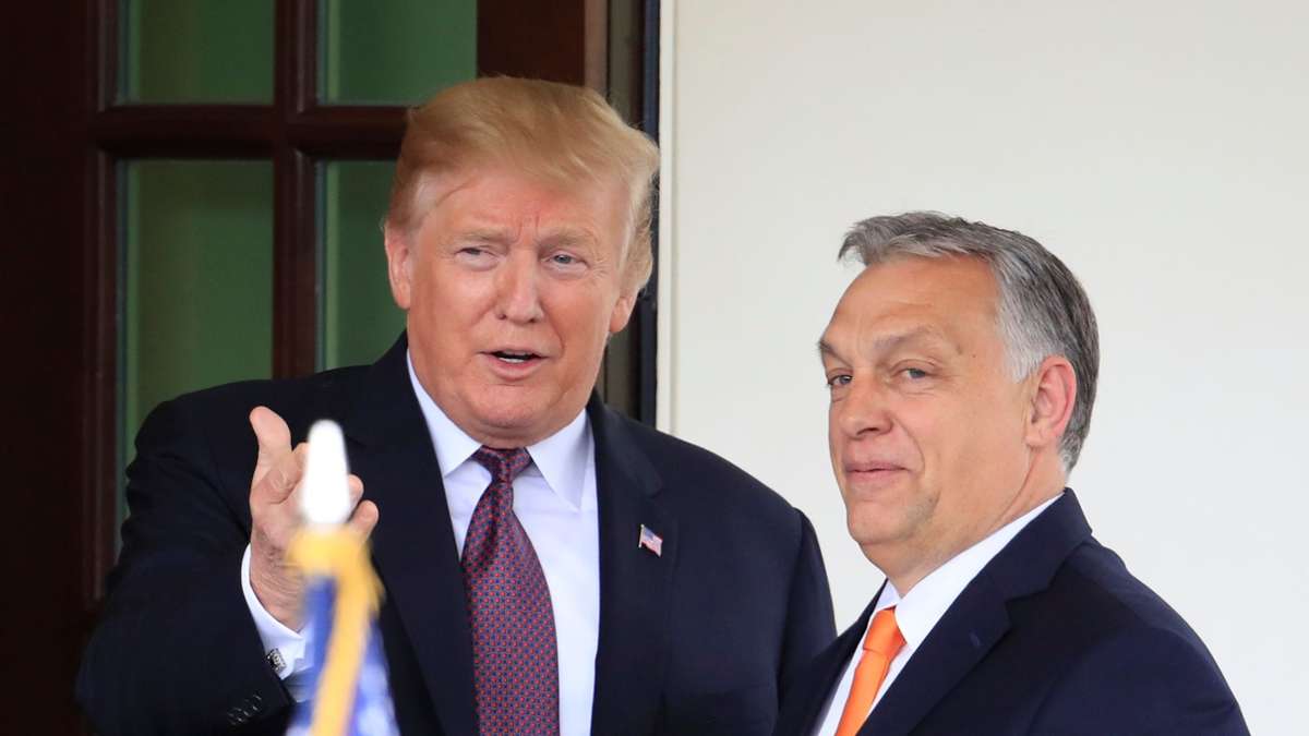 Politik: Orban lobt Trump als Präsident des Friedens