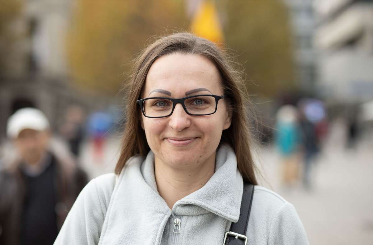 Ludmilla Wölfer, 37, Angestellte aus Esslingen