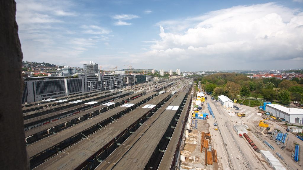 Stuttgart verändert sich: Baustellen in Stuttgart: Der Hauptbahnhof im Mai