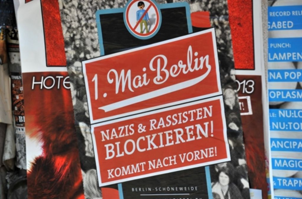 Ein Bündnis will sich der geplanten NPD-Demonstration in Berlin entgegenstellen. Foto: dpa