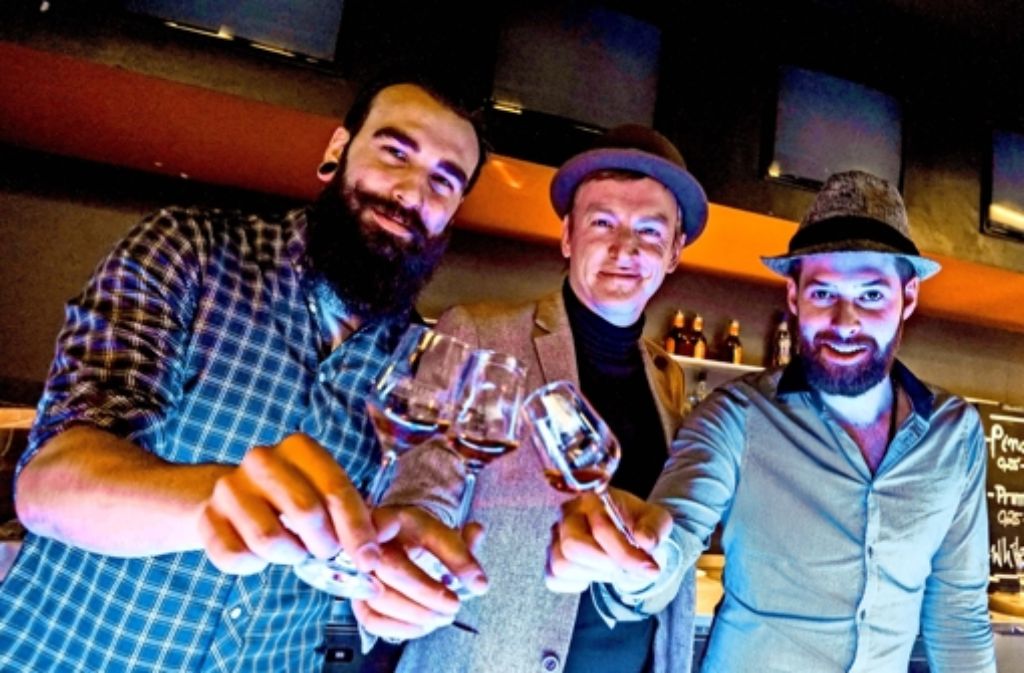 So schmeckt Whiskey: Julian Klotz, Benjamin Kieninger und Leo Langer