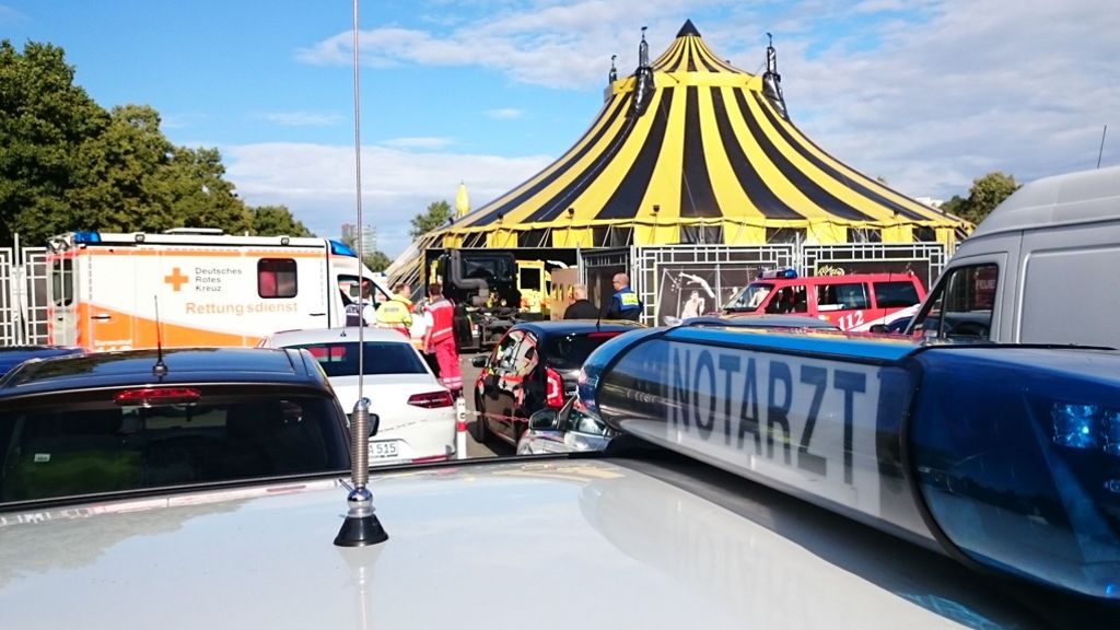 Zirkus in Pforzheim: Motorrad-Show endet mit drei Verletzten
