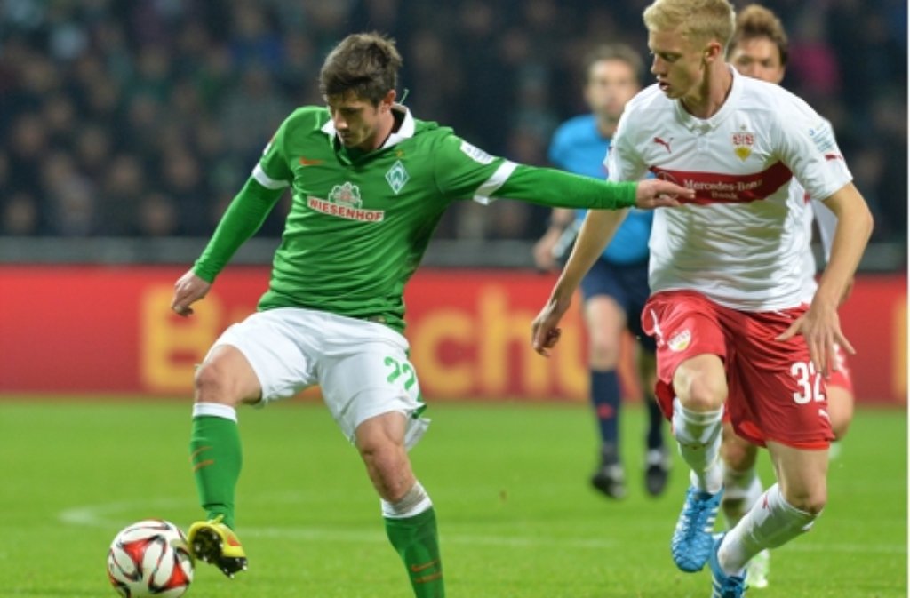Am 8. November 2014 stand Baumgartl erstmals mit der ersten Mannschaft des VfB auf dem Platz, als es gegen Werder Bremen ging.