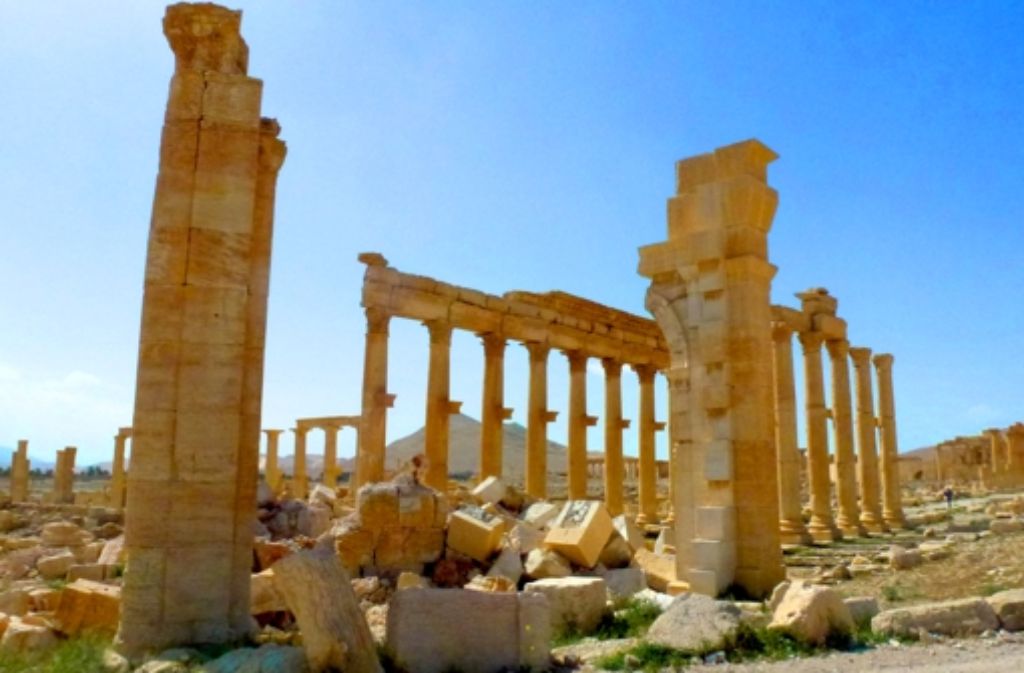 Das Weltkulturerbe in Palmyra ist nicht   so schlimm ­zerstört wie befürchtet. Foto: AFP