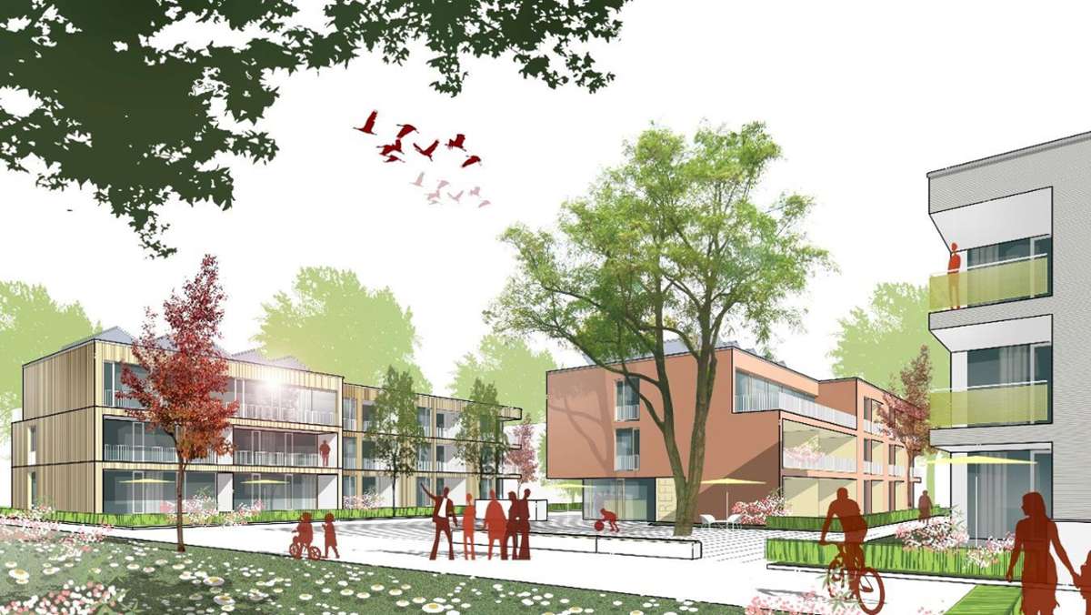  Im Neubaugebiet „Burgweg West III“ in Köngen baut die Weisenburger Projektgesellschaft zehn Häuser mit insgesamt 120 Wohnungen. Wichtig ist den Planern die Verweilqualität im neuen Quartier. 
