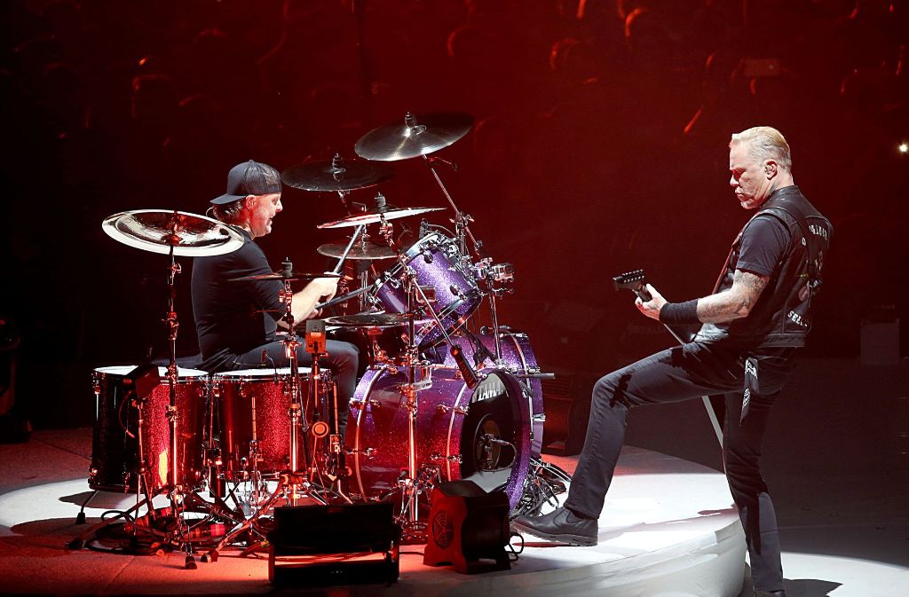 James Hetfield und Drummer Lars Ulrich