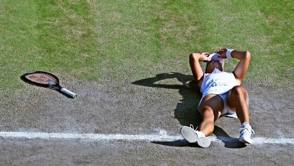 Sieg in Wimbledon: Angelique Kerber ist am  Ziel aller Träume
