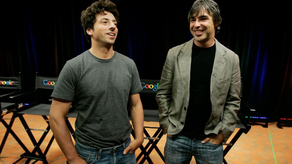  Die Google-Gründer Sergey Brin und Larry Page verlassen den IT-Riesen zu einer Zeit, in der er nicht mehr unangreifbar ist. 