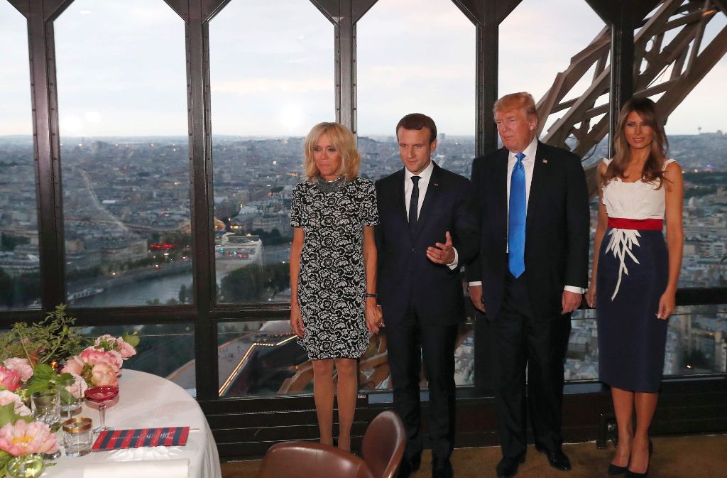 Macron hatte zuvor von einem Essen „unter Freunden“ gesprochen.