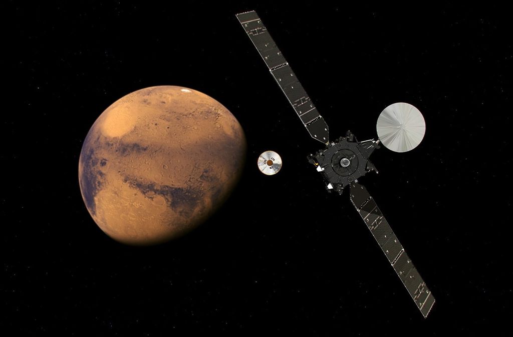 ExoMars soll nach Spuren von Leben auf dem Roten Planeten suchen.