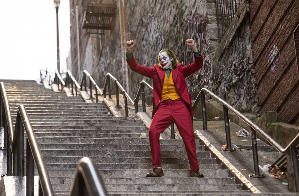 Tanzend auf der Treppe: Joaquin Phoenix als Joker