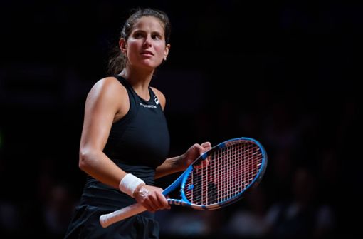 Spiel, Satz und Sieg: Julia Görges bei ihrem Auftritt 2019 in Stuttgart. Nun hat die Tennisspielerin ihre Karriere beendet. Foto: imago images / ZUMA Press/AFP7