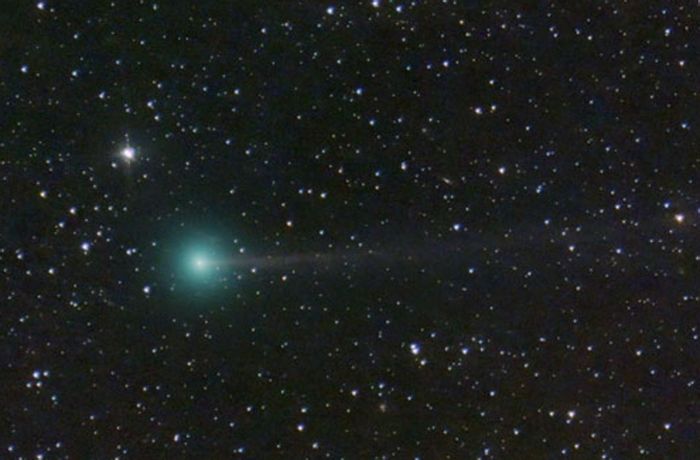 Wann kann man den grünen Kometen 