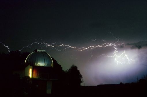 Die Sternwarte Welzheim fängt faszinierende Eindrücke ein – auch vom Wetter. Foto: Sternwarte