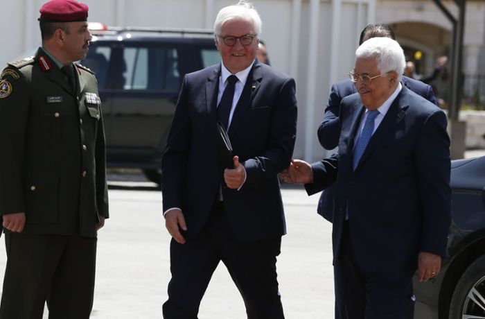 Steinmeier trifft Palästinenserpräsident Abbas