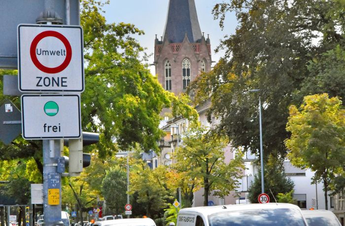 Umweltzonen in Baden-Württemberg: Einfahrt bald auch ohne Plakette erlaubt