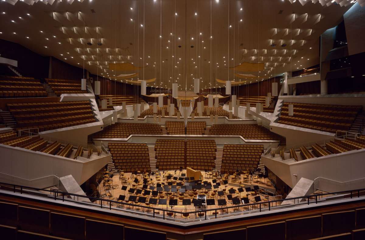 Der Konzertsaal der Berliner Philharmonie.