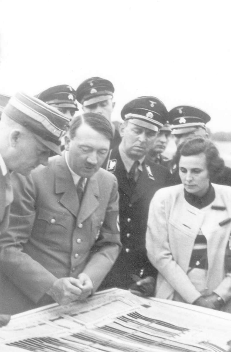 Leni Riefenstahl mit Adolf Hitler, ca. 1934