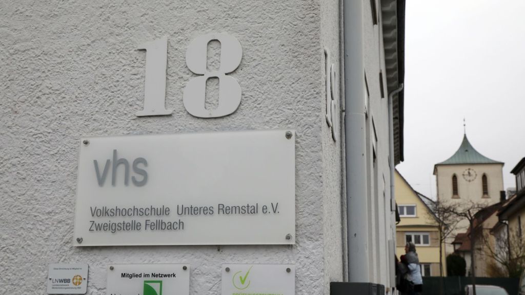 Volkshochschule Fellbach: Die Einrichtung denkt an Sicherheitsdienst