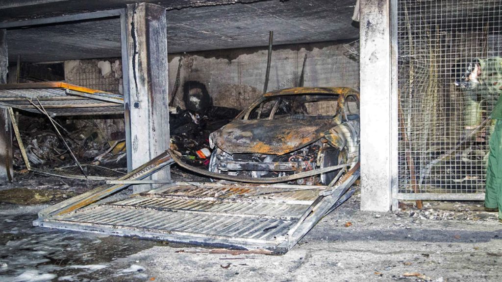 Stuttgart-Neugereut: 1,5 Millionen Euro Schaden bei Tiefgaragenbrand