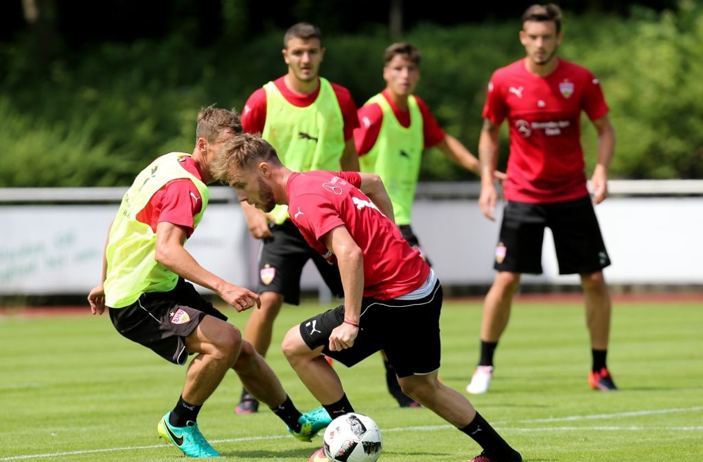 Beim VfB Stuttgart läuft die Vorbereitung auf die Saison in der 2. Liga.