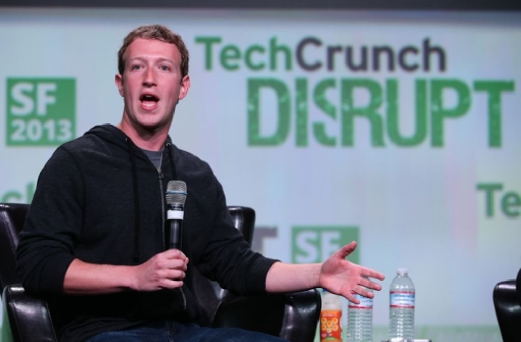 Facebook-Chef Mark Zuckerberg kritisiert den US-Geheimdienst NSA auf einer Konferenz in San Francisco ungewöhnlich  scharf. Foto: AFP