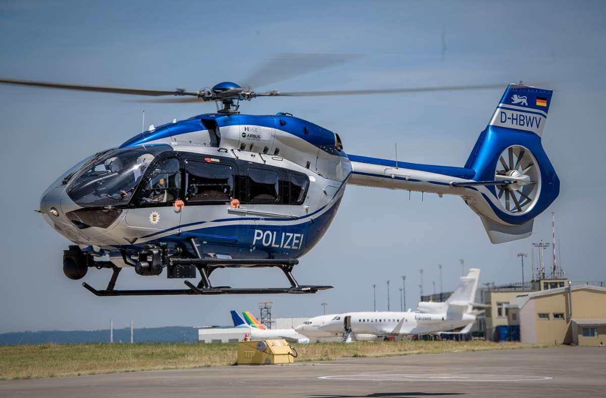 Die Polizei Baden-Württemberg verfügt über sechs Hubschrauber.