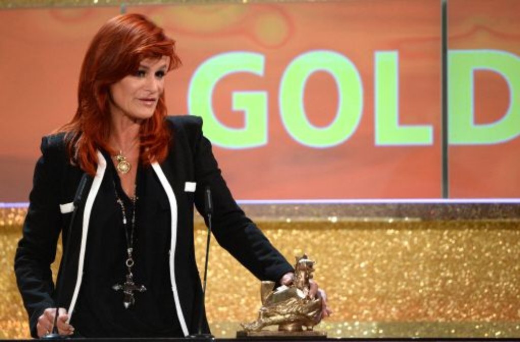 Eine Goldene Henne geht in den Rems-Murr-Kreis: Schlagerstar Andrea Berg nimmt einen der Medienpreise mit nach Hause.