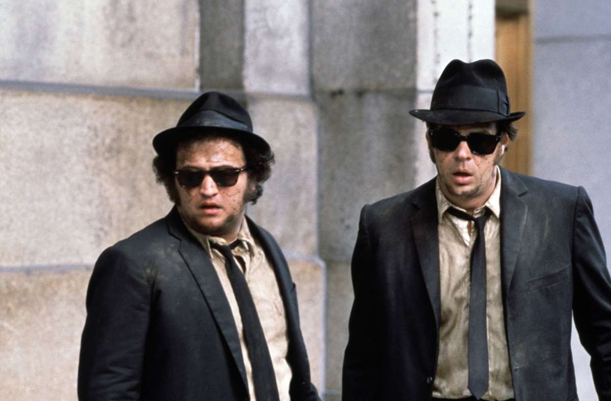 John Belushi (links) und Dan Aykroyd in „Blues Brothers“ (1980)