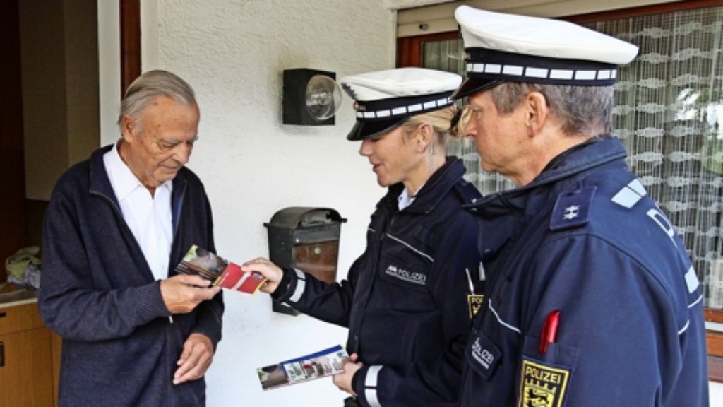 Leonberg/Weil der Stadt: Polizei wappnet Bürger gegen ungebetene Gäste