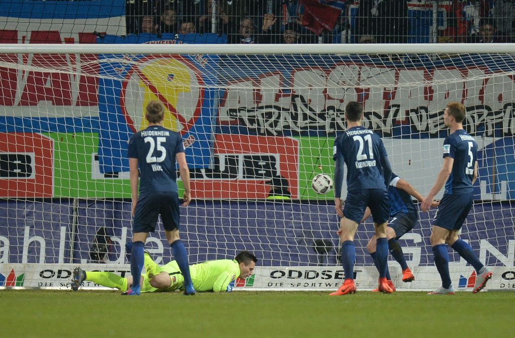 Stuttgarts Christian Gentner (nicht im Bild) erzielte das 0:1 gegen Heidenheim.
