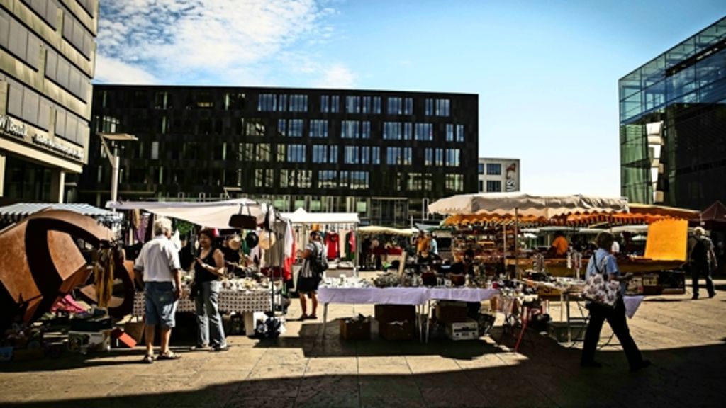 Flohmarkt auf dem Kleinen Schlossplatz: Zurück zu den Anfängen