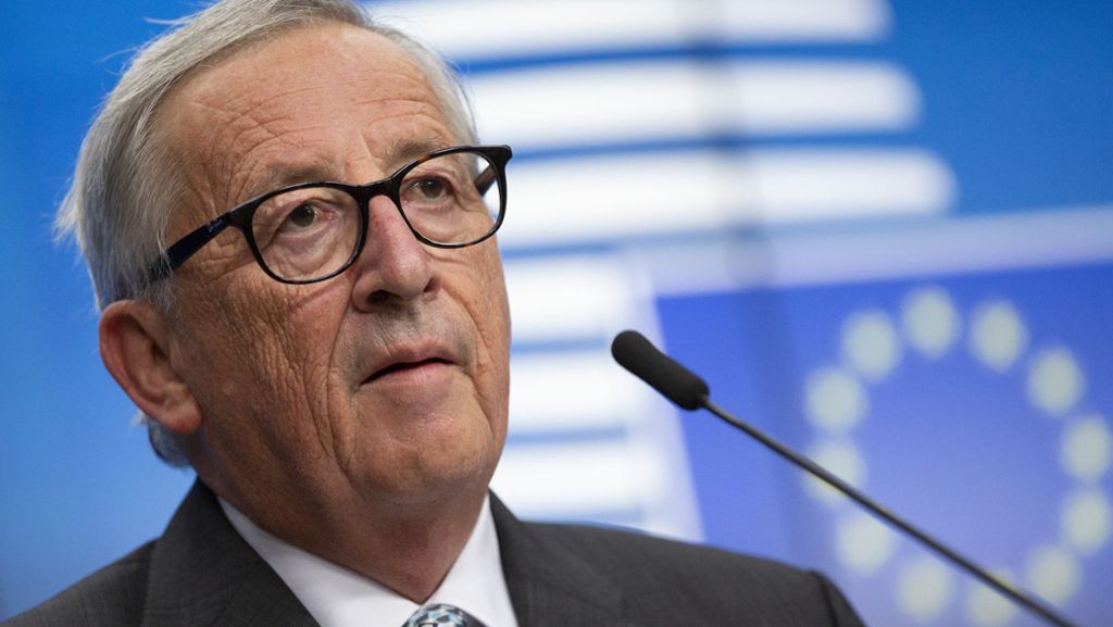 Abschied von Jean-Claude Juncker: EU-Kommissionspräsident kann Tränen nicht zurückhalten