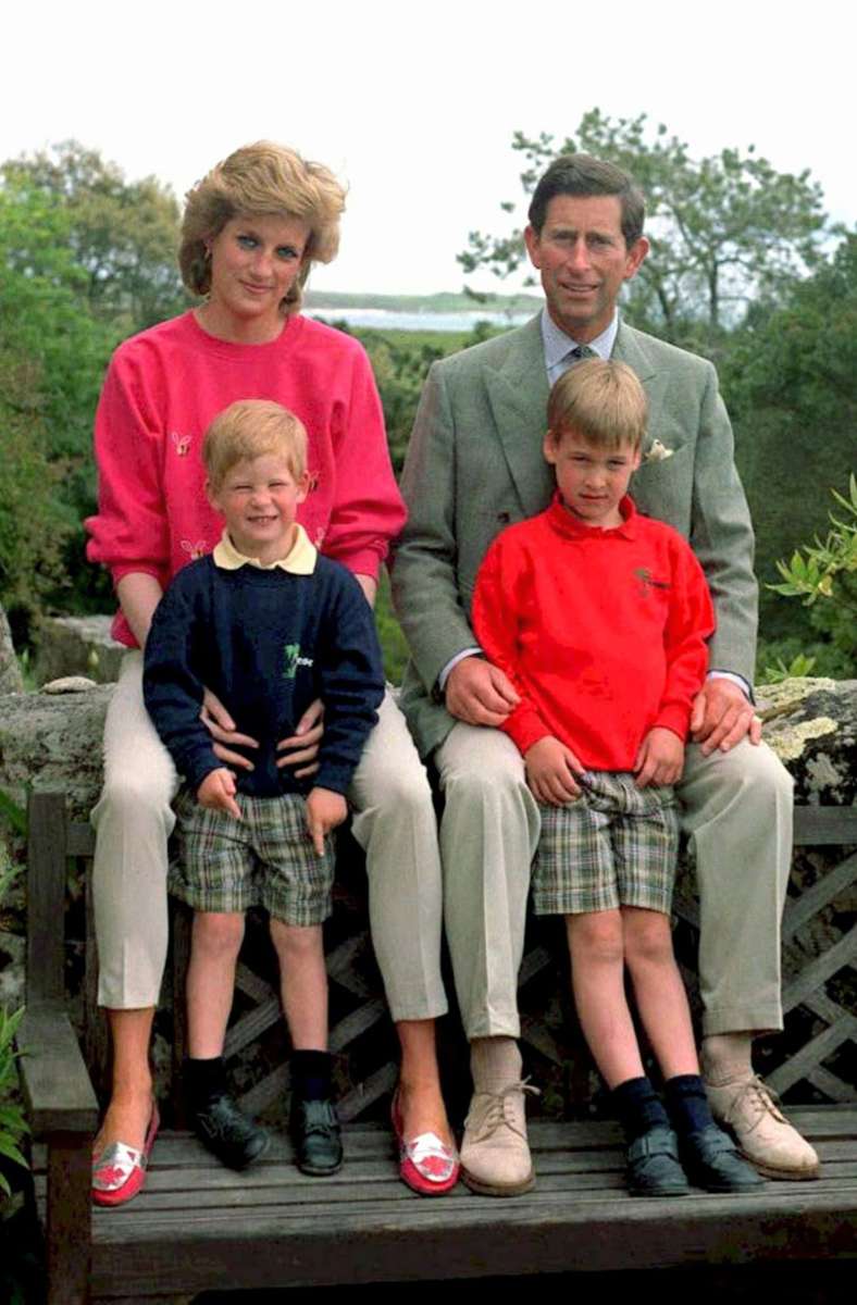 Den schüchternen Blick unter der Haartolle hervor hat William (im roten Pulli) von seiner Mutter – ...