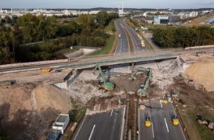 A 81 wegen Brückenabriss am Wochenende gesperrt