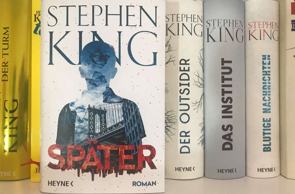 Stephen Kings neuer Roman heißt auf deutsch „Später“. Foto: Lukas Jenkner
