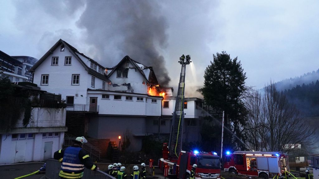 Traube Tonbach in Baiersbronn: Drei-Sterne-Restaurant komplett niedergebrannt