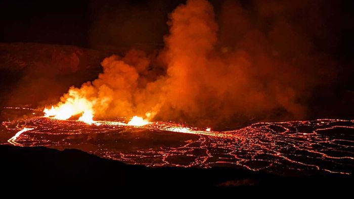 Vulkan Kilauea spuckt wieder Lava