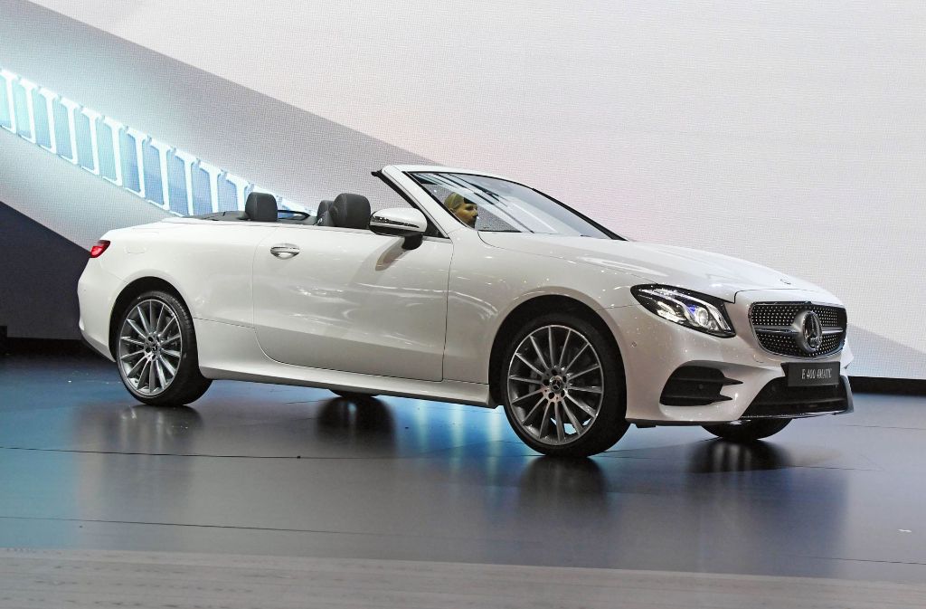 Auch der neue Mercedes-Benz E-Klasse Cabriolet wird erstmals vorgestellt.