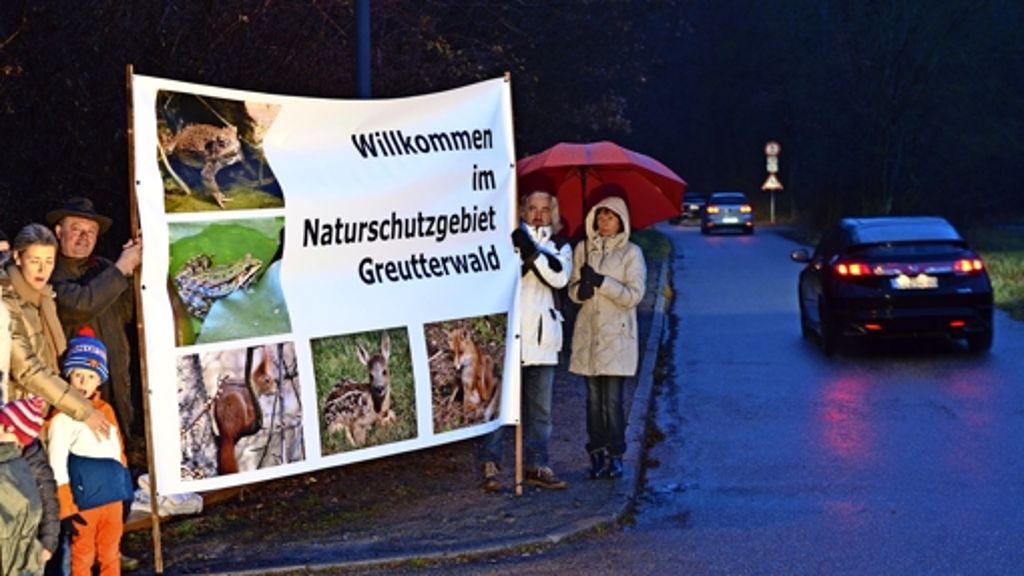 Naturschutzgebiet Greutterwald: Menschenkette statt Feierabendverkehr