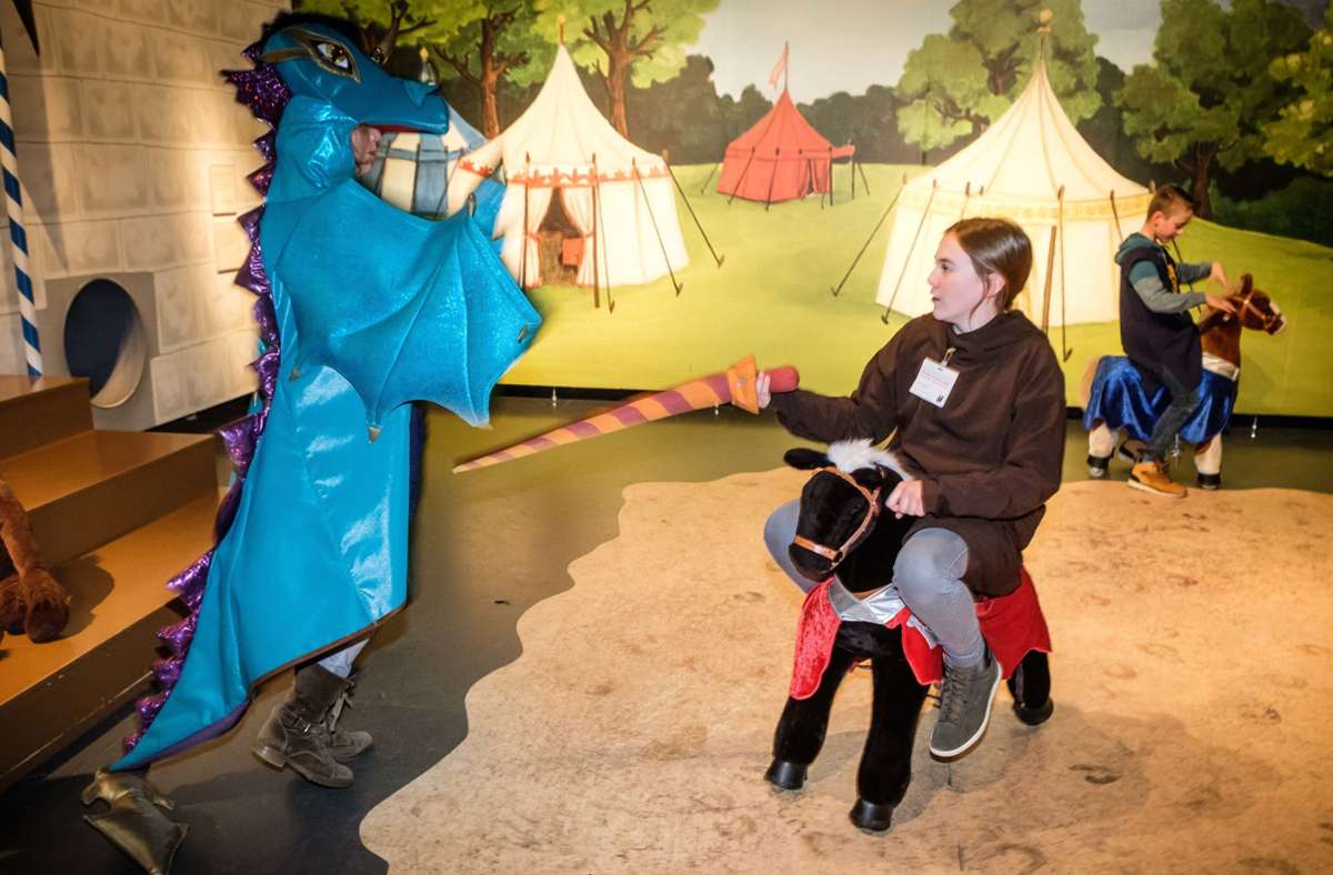 Die Mitmachausstellung „Die Ritter – Leben auf der Burg“ von Herbst 2017 bis Frühjahr 2018 hatte bisher die meisten Besucher im Kindermuseum Junges Schloss.