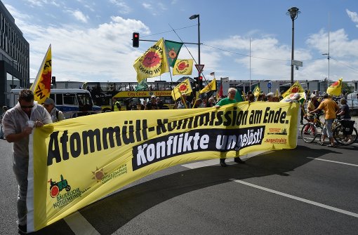 Die Anti-Atombewegung hat in Berlin dargelegt, dass sie die Empfehlungen der Expertenkommission zur Endlagersuche ablehnt. Foto: dpa