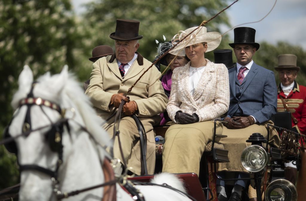 Die „Royal Windsor Horse Show“ fand auf dem Gelände von Schloss Winsdor statt.