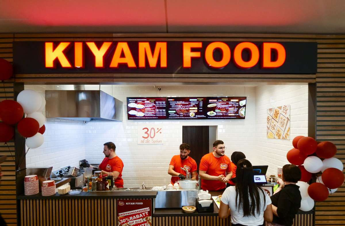 Seit Samstag hat das Diner Kiyam Food im Marstall Einkaufszentrum geöffnet.