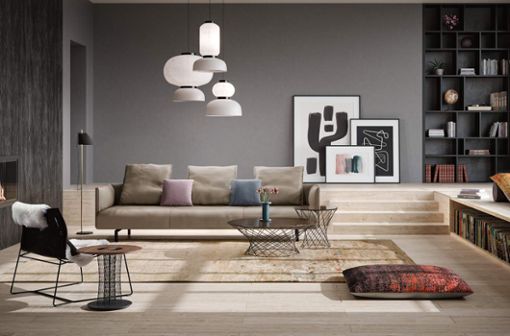 Möbel von Walter Knoll, wie das Sofa „Muud“, werden weltweit für ihr modernes Design und ihre handwerkliche Perfektion geschätzt.